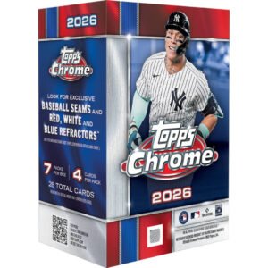 2026 Topps Chrome Baseball Jumbo Hobby Box MLB FACTORY SEALED