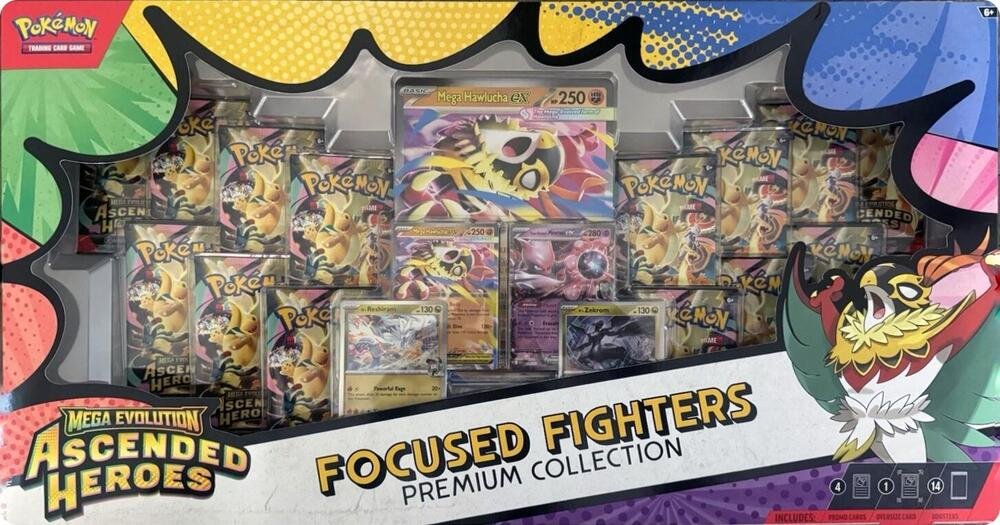Pokémon Ascended Heroes Focused Fighters Premium Collection - Sam's Club Excl.