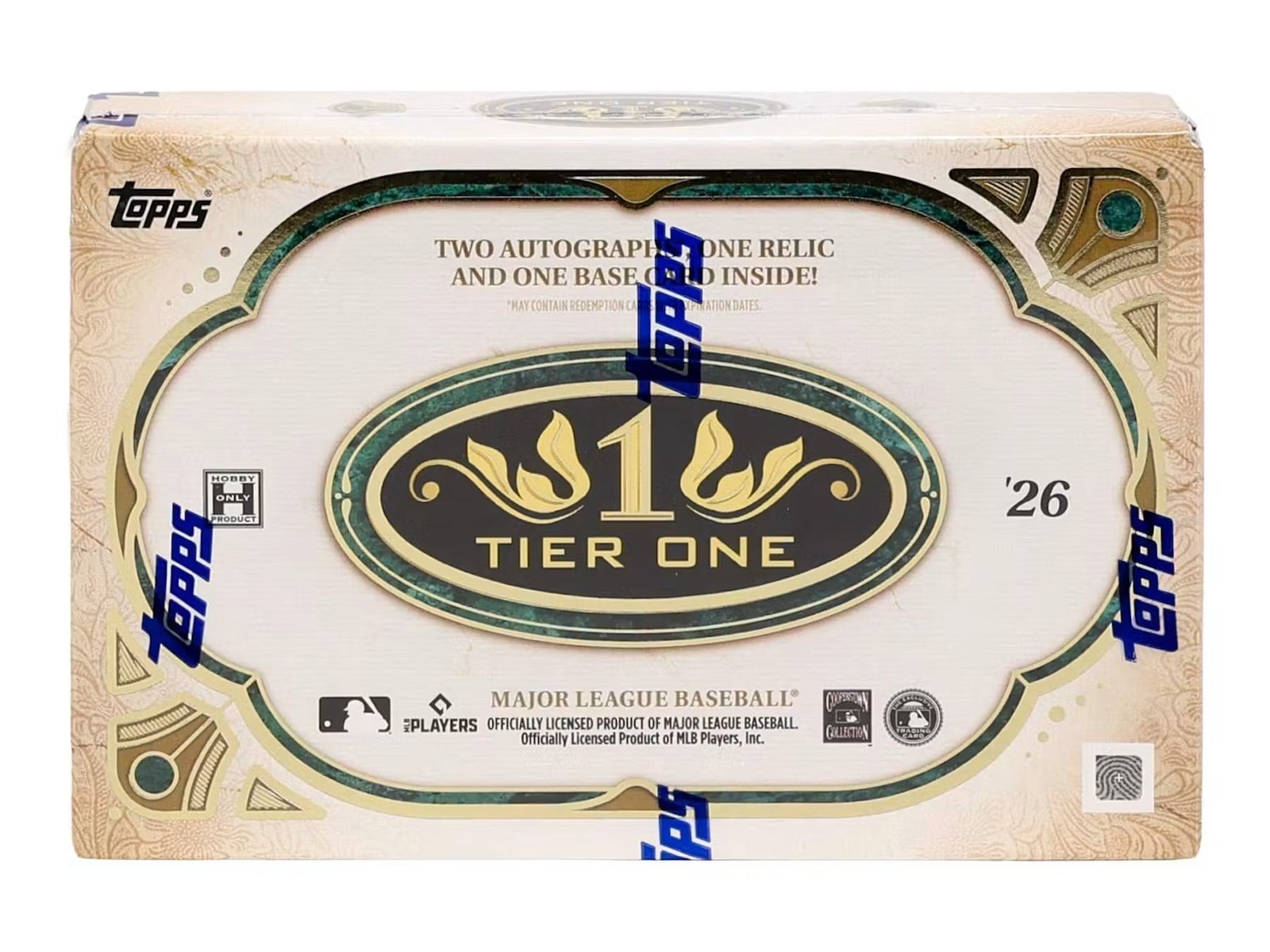 2026 Topps Tier One Baseball MLB Factory Sealed Hobby Box