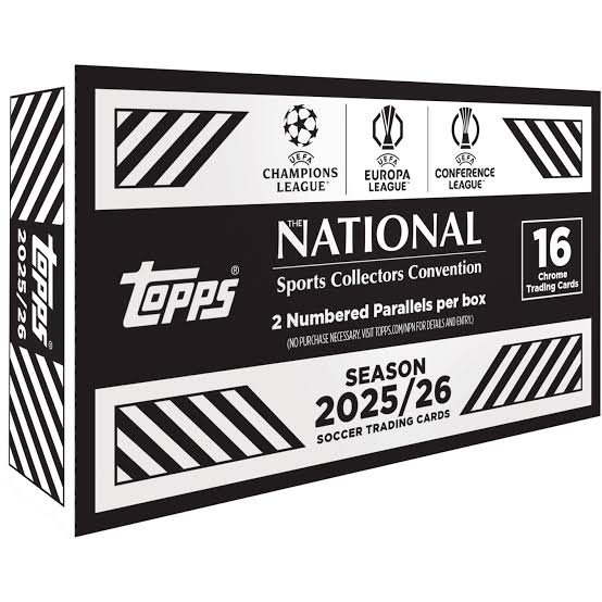 2026 Topps UEFA Soccer NSCC Collection Box National Exclusive