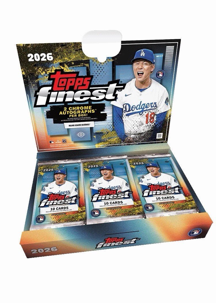 2026 Topps Finest MLB Baseball Hobby Box Factory Sealed