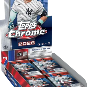 2026 Topps Chrome MLB Baseball Factory Sealed Hobby Box
