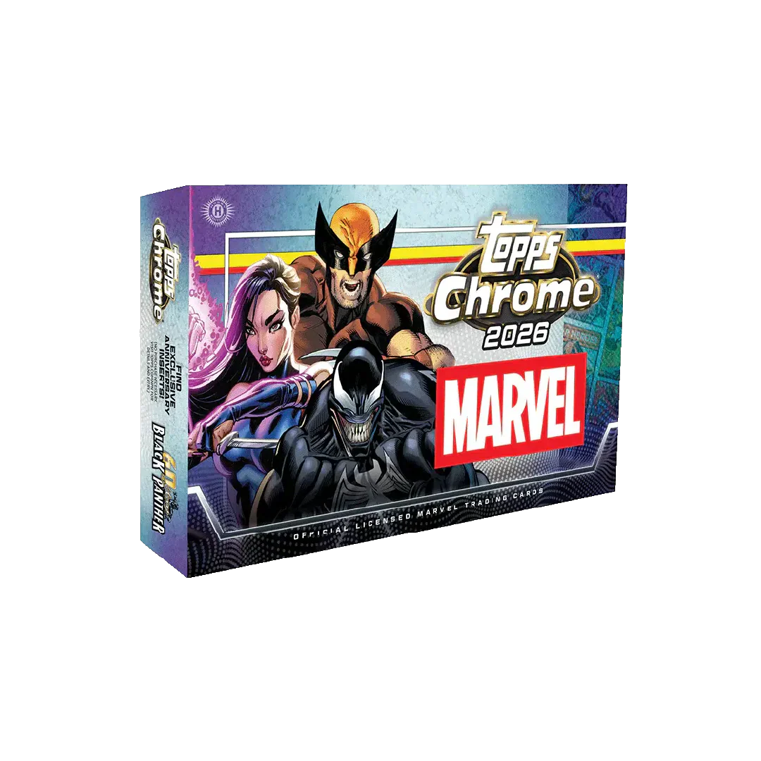 2026 Topps Chrome Marvel Comics Hobby Box Factory Sealed