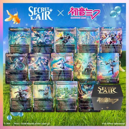 Magic the Gathering Secret Lair Hatsune Miku Commander Deck - Image 2